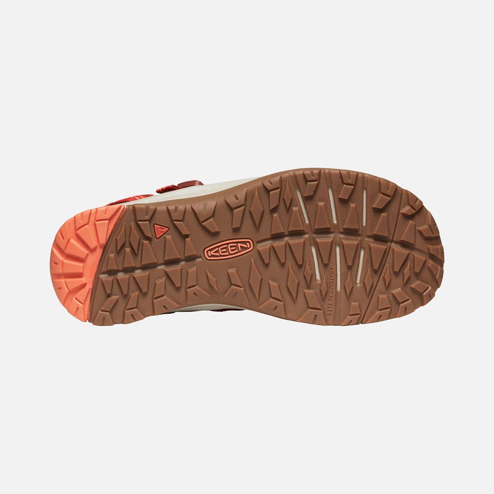Keen Outdoor Sandalet Kadın Mercan/Kırmızı - Terradora Ii Toe Post - Türkiye UBPE60893